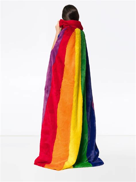 farfetch burberry rainbow cape|Capes voor dames van Burberry .